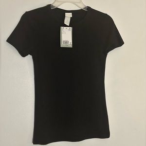 H&M ribbed t-shirt (s)